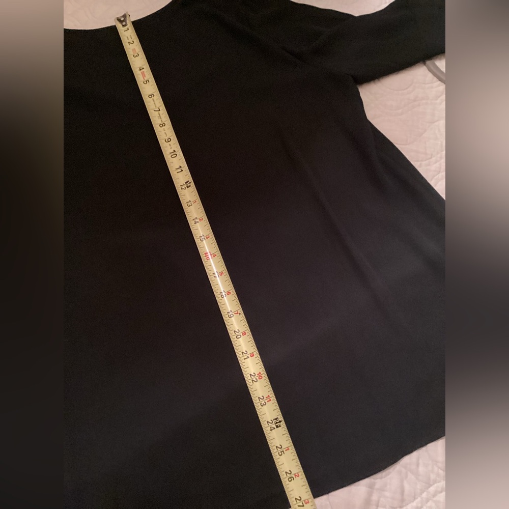 Alfani Flowy Top with Bell Sleeves Black (16) - Picture 9 of 14